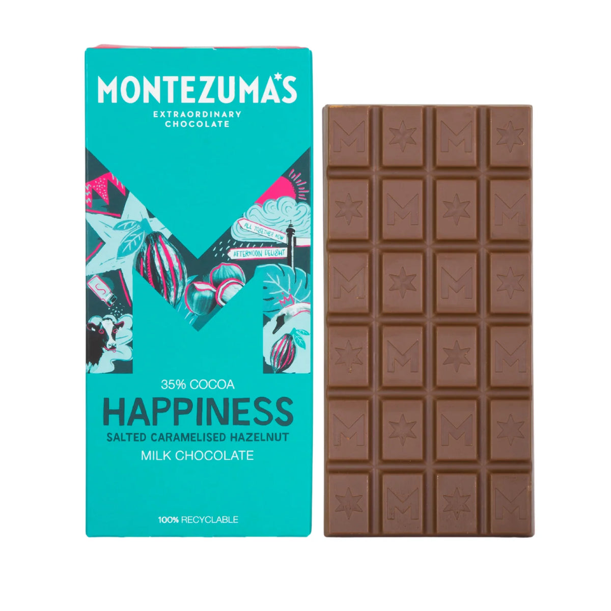 Montezuma's Salted Caramel Hazelnut Milk Chocolate Bar - MZ1546 - Uneeka