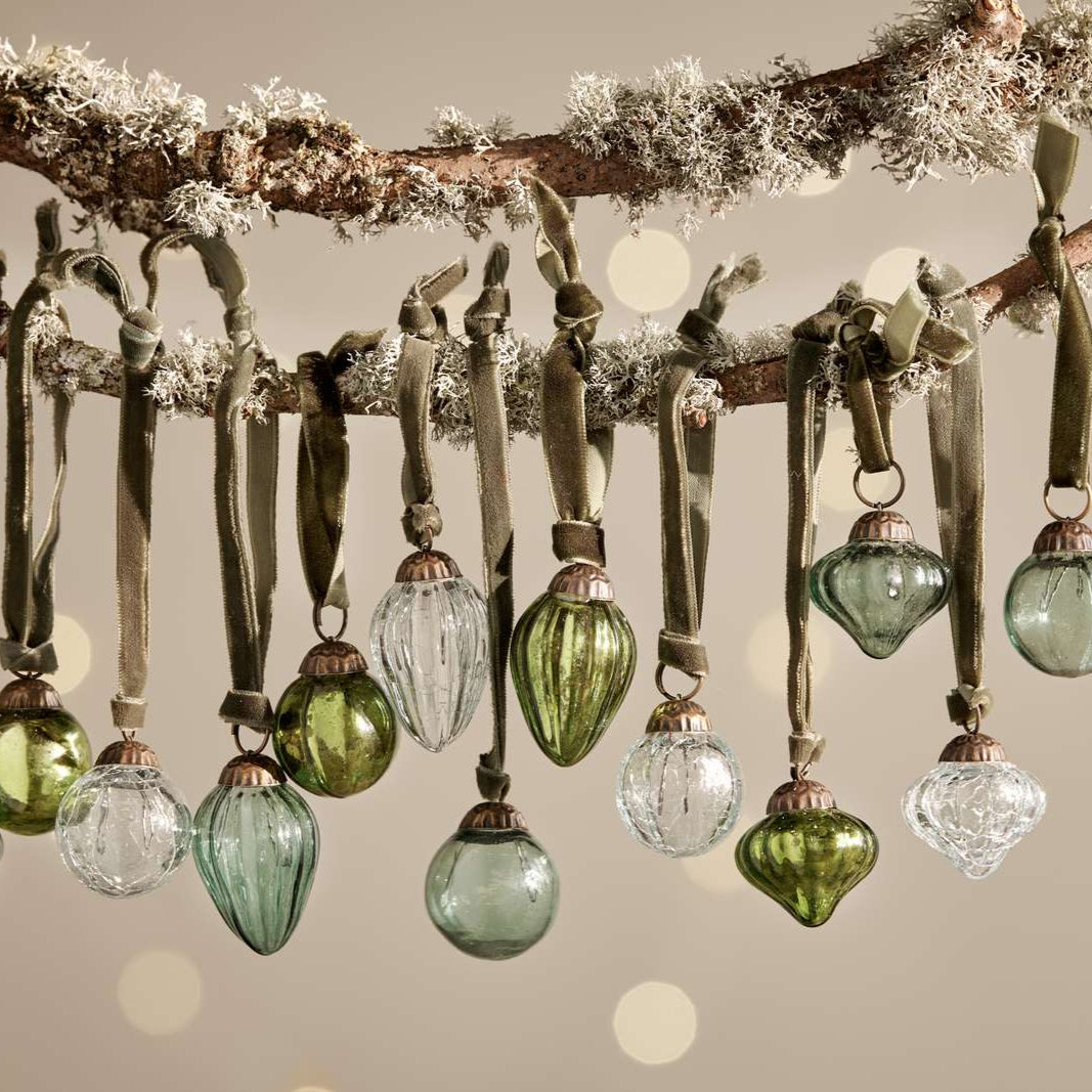 Mini Adisa Green & Clear Bauble - AJ1101 - Uneeka