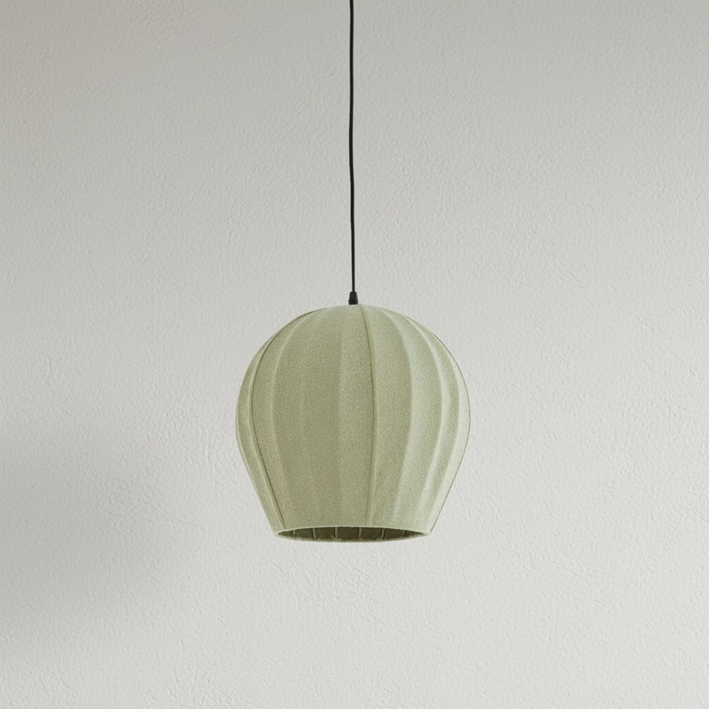 Mint Green Bouclé Textured Bell Pendant - 2989576 - Uneeka