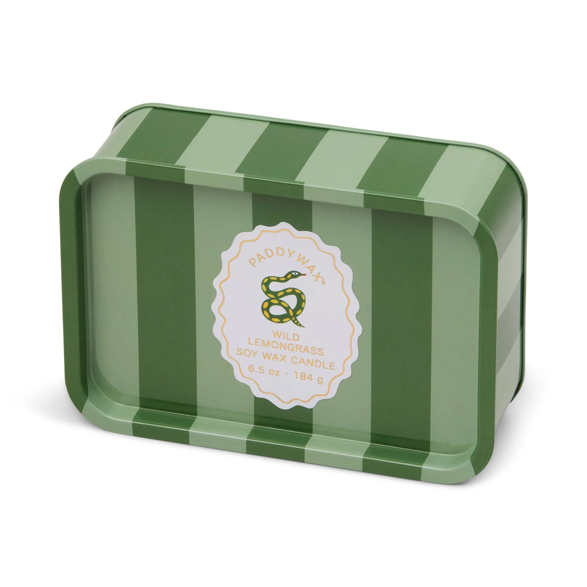 Two Wick Patterned Tin Candle Wild Lemongrass - ADO0602EU - Uneeka