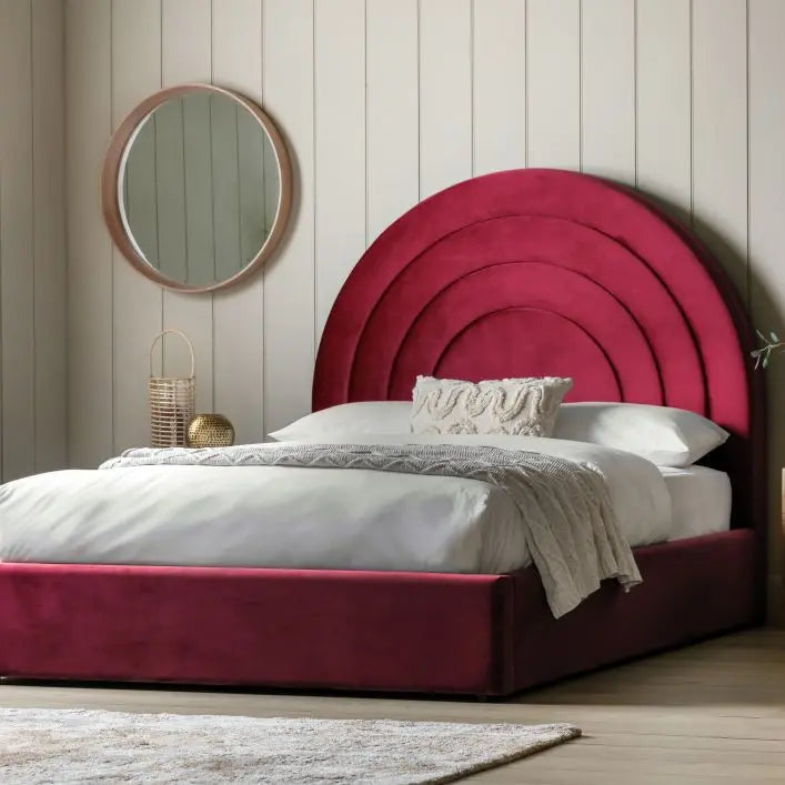 Arched Headboard King Bed Frame - 5056693520085 - Uneeka