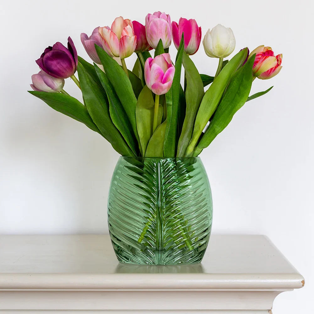 Small Green Leaf Vase - B21875 - Uneeka