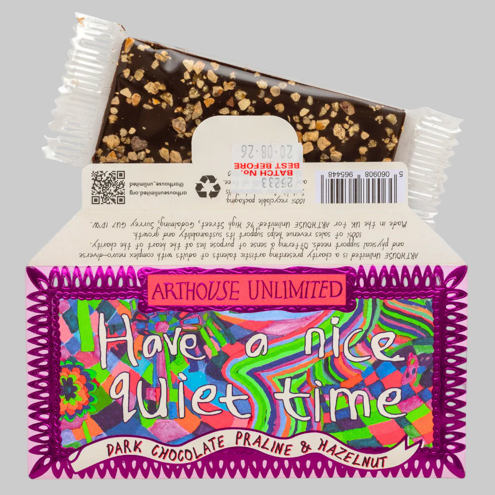 Arthouse Dark Chocolate Praline & Hazelnut Mini Bar - CHOCMIN004 - Uneeka
