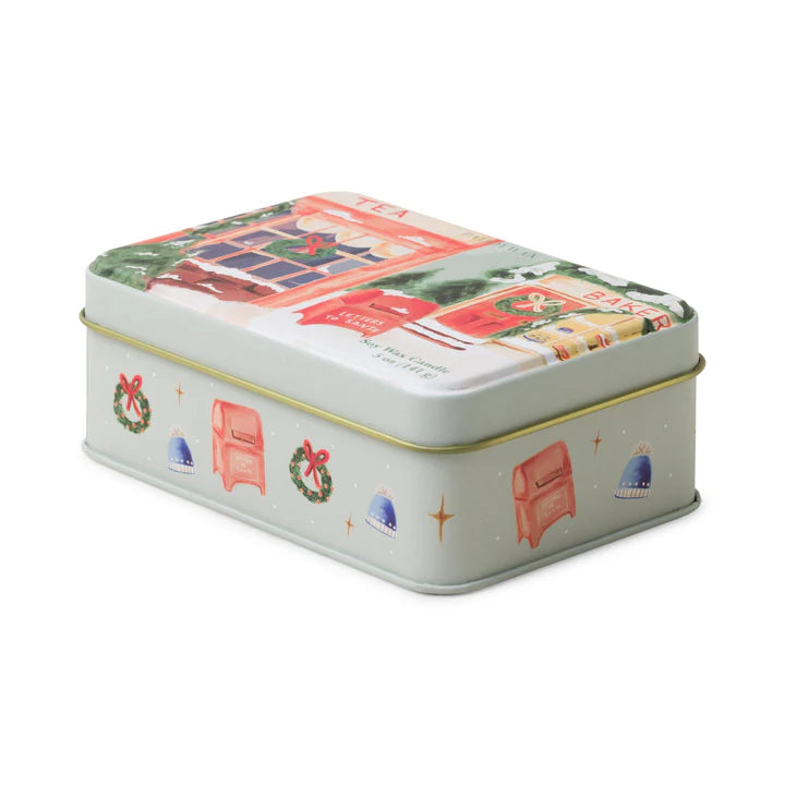 Two Wick Christmas Tin Candle Sweet Orange & Fir - CT0504EU - Uneeka