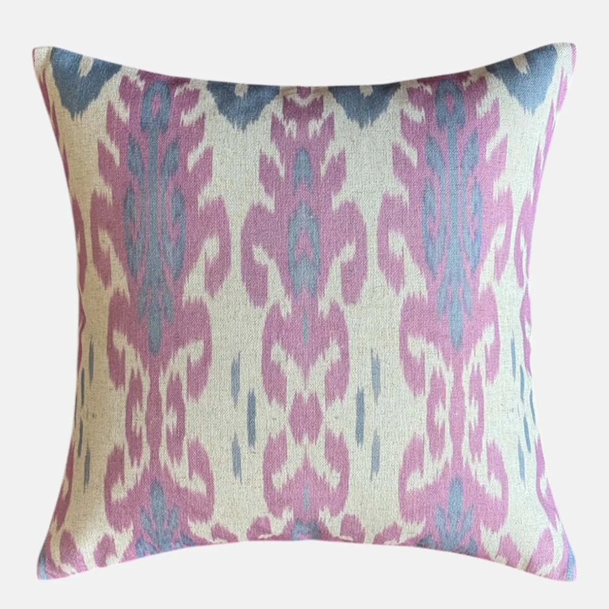Pink & Blue Tribal Print Cushion - CU0425/69 -  Uneeka