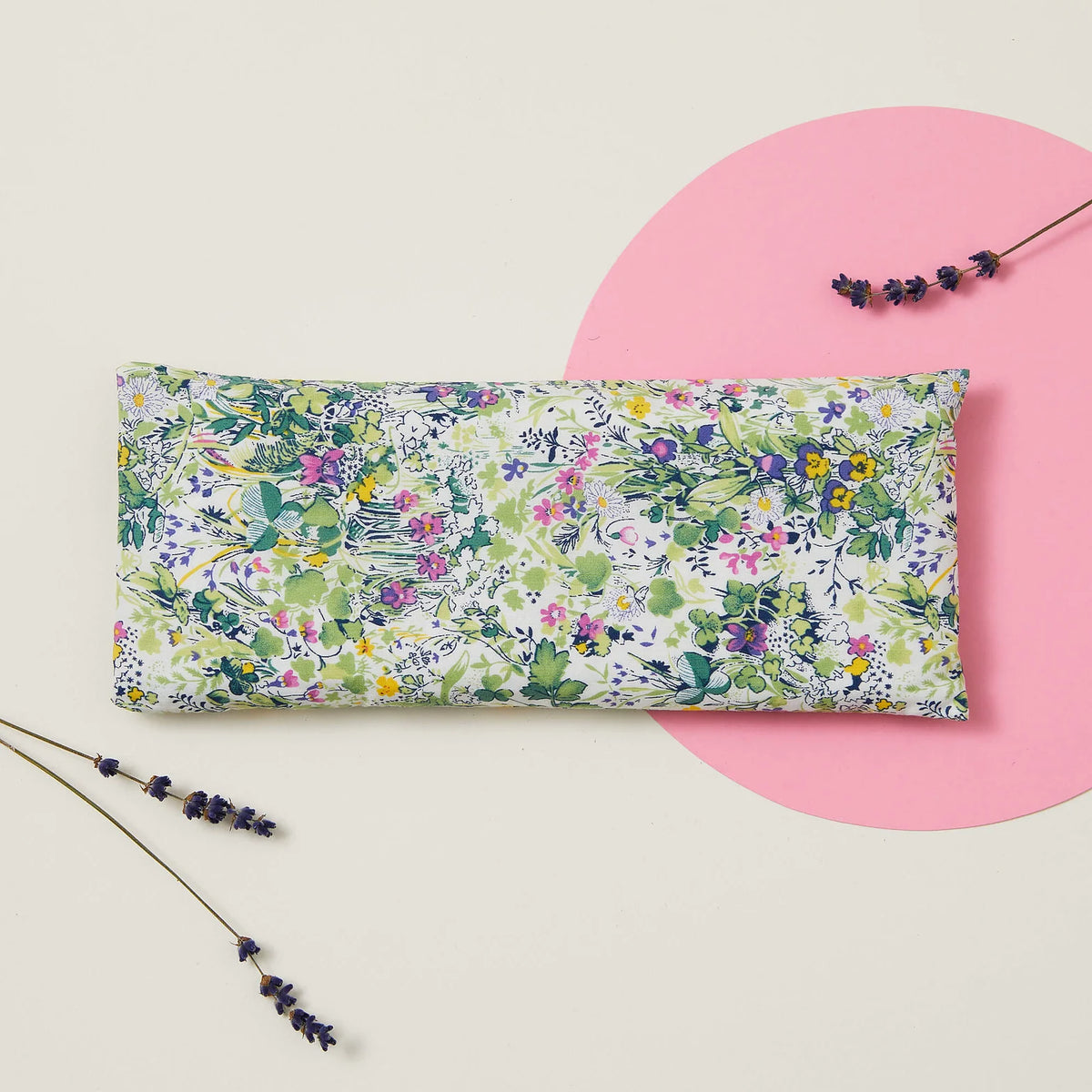 Illustrated Garden Eye Pillow - Eye Pillow Green Garden - Uneeka