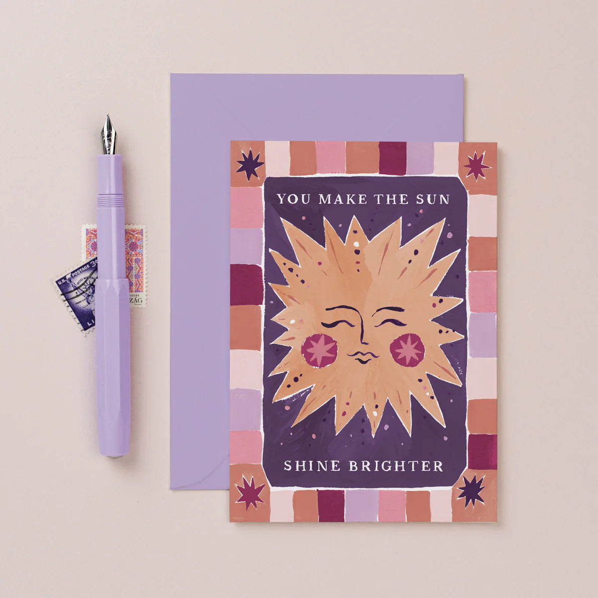 Shine Brighter Greetings Card - DPC04 - Uneeka