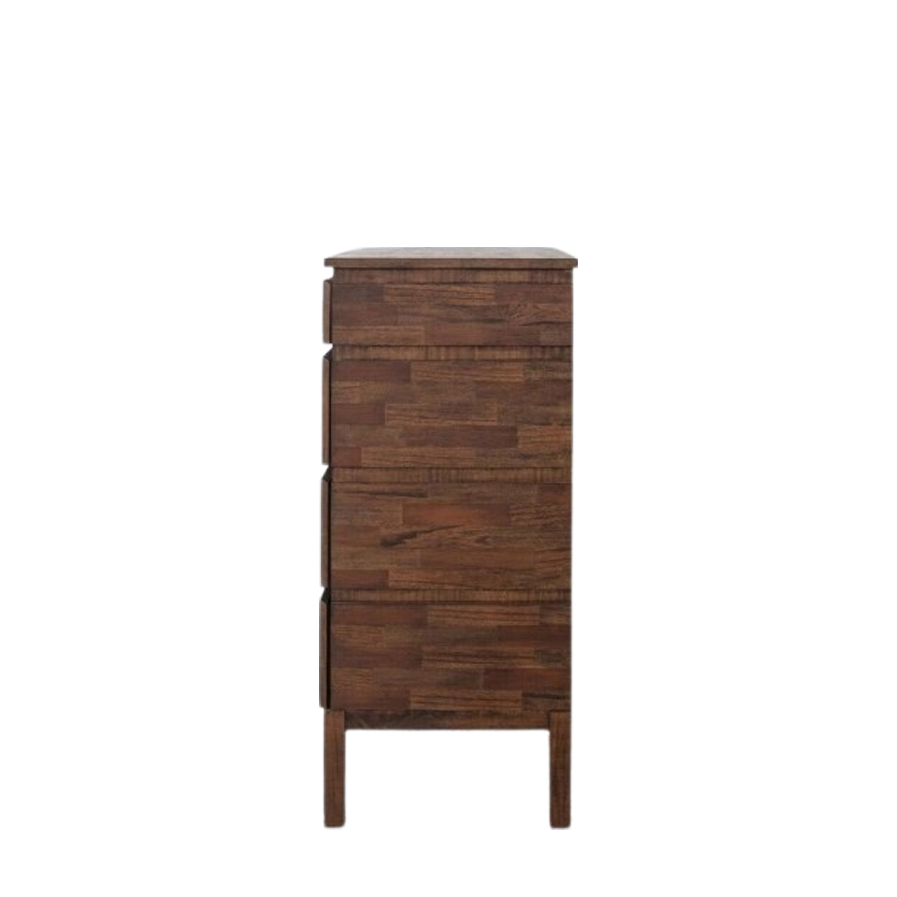Dark Wood Bohemian Chest of Drawers - Uneeka