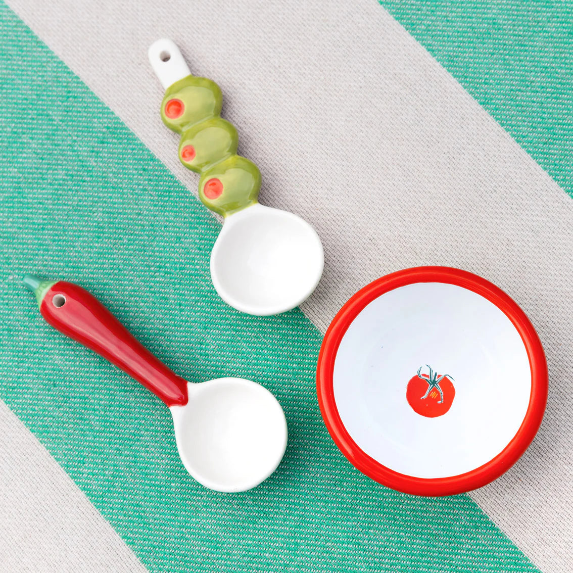 Tomato Enamel Dip Bowl - ENML-DISH-TOM-8 - Uneeka