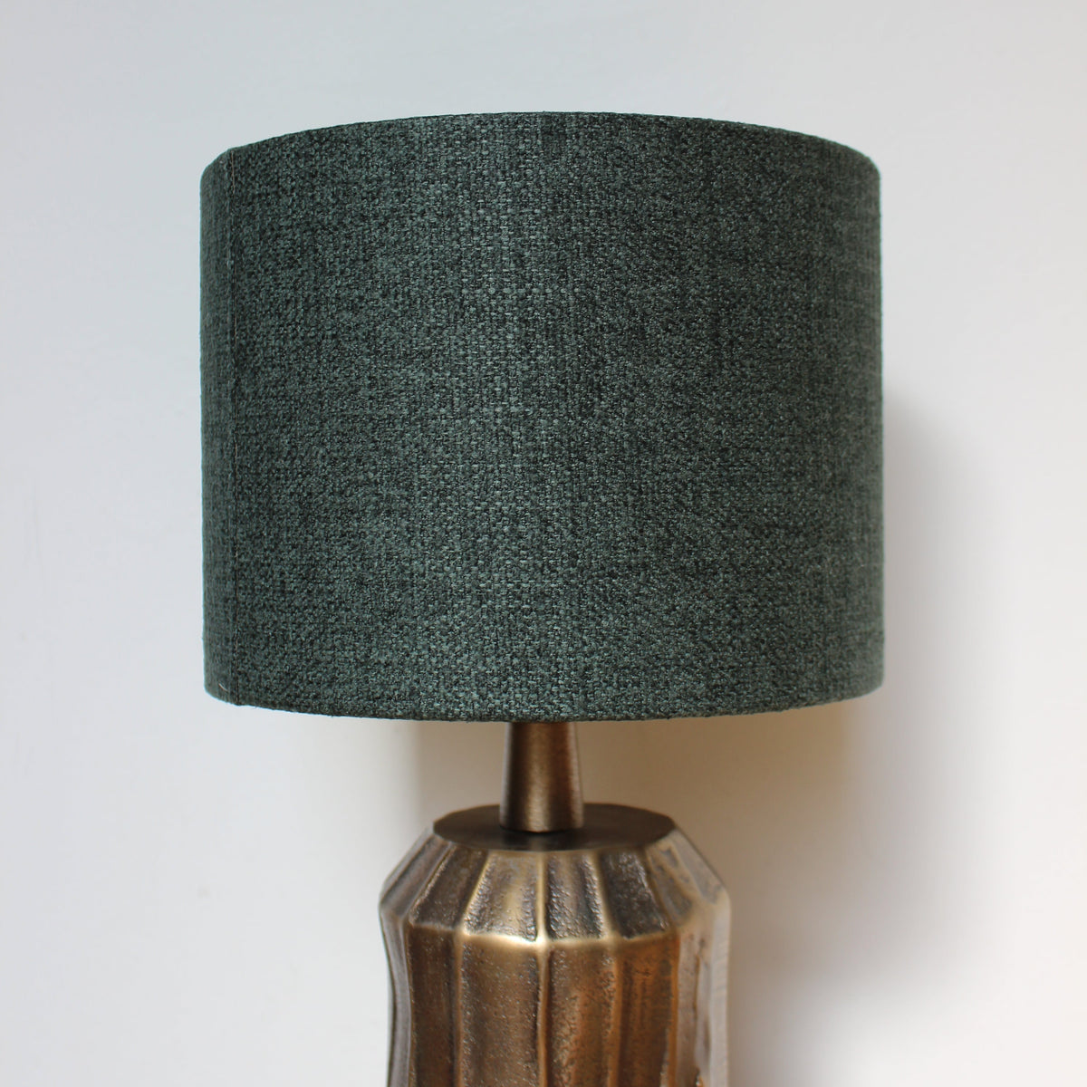 Emerald Green Linen Lampshade-Uneeka