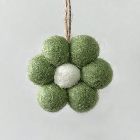 Felt Colourful Daisy Hanging Decoration - 630.2 - Uneeka
