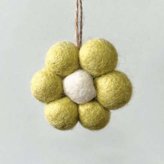 Felt Colourful Daisy Hanging Decoration - 630.1 - Uneeka
