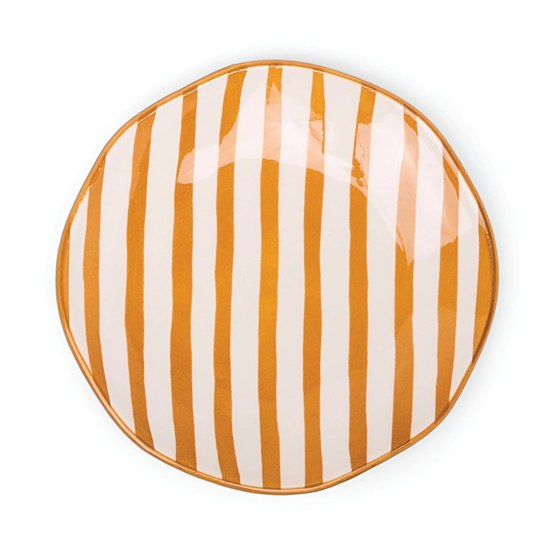 Colourful Abstract Patterned Plate - HHC152UK-ORANGE - Uneeka