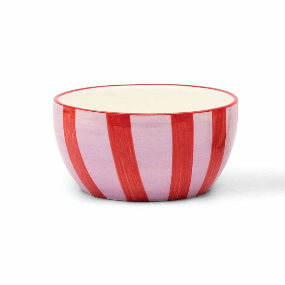Colourful Striped Dipping Bowl - HHC153UK-PINK - Uneeka