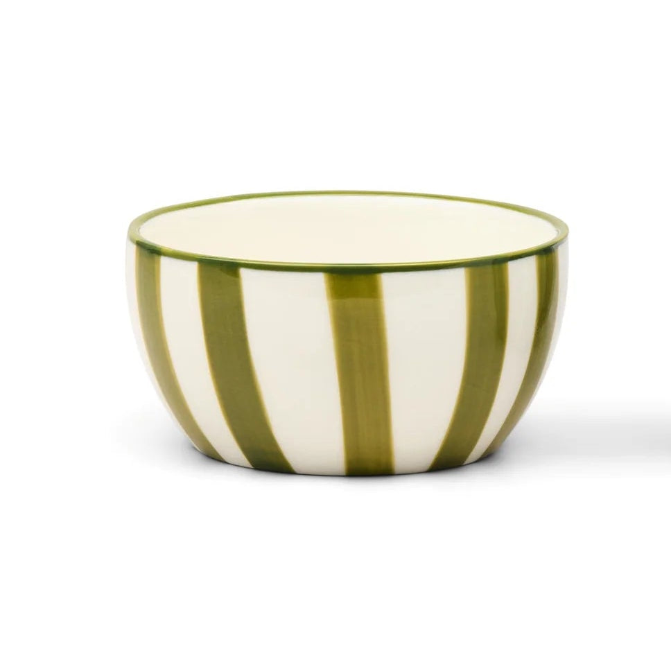 Colourful Striped Dipping Bowl - HHC154UK-GREEN - Uneeka