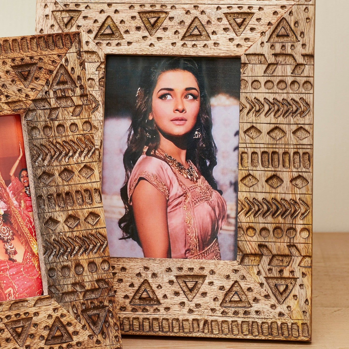 Hand Carved Aztec Photo Frame - PF200 - Uneeka