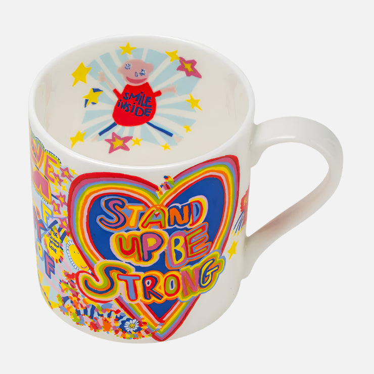 Full Of Joy Fine Bone China Mug - MUG038 - Uneeka