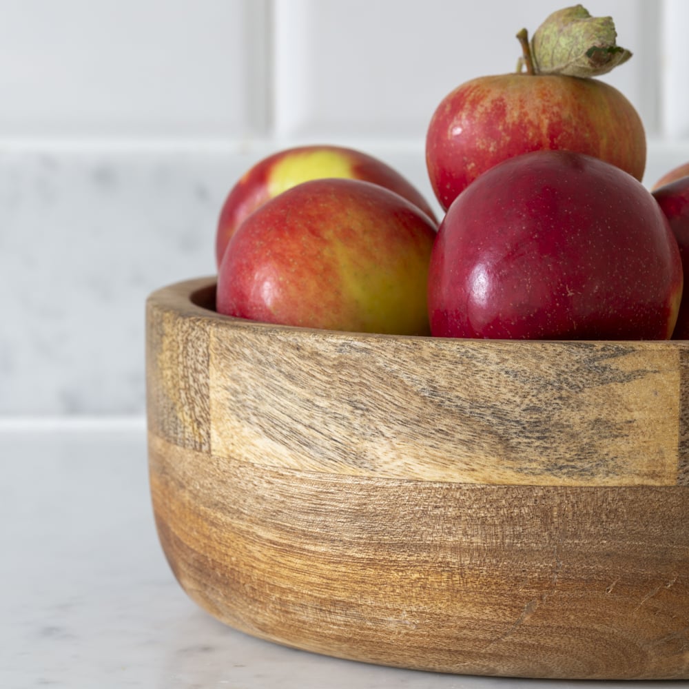 Mango Wood Salad Bowl - VIN23457 - Uneeka