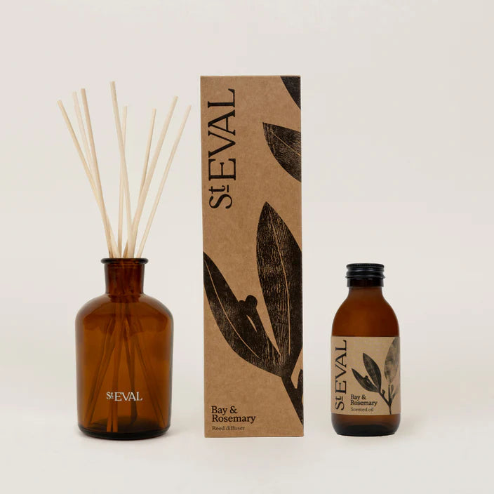 St Eval Reed Diffuser Bay & Rosemary - F01046 - Uneeka