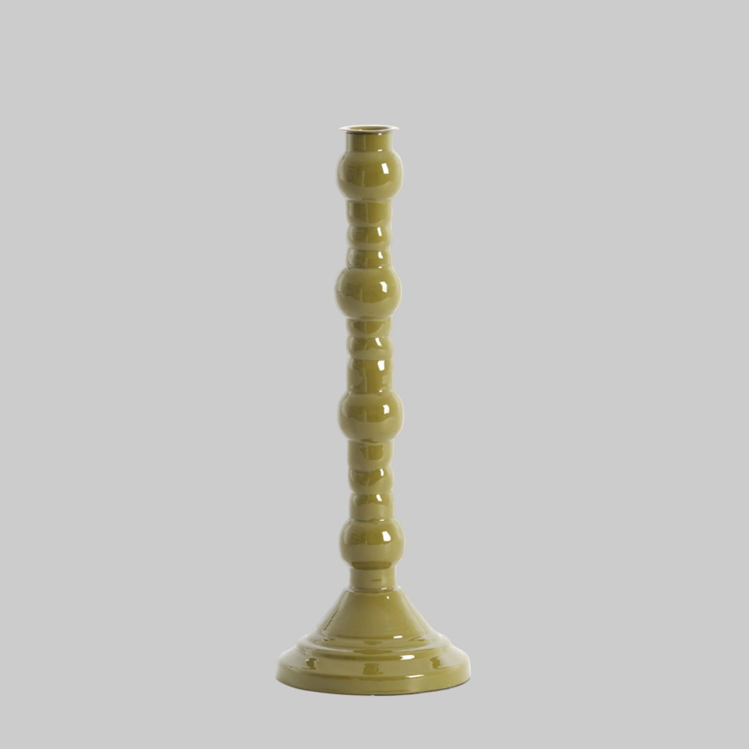 Olive Green Tall Candlestick Holder - 6084069 - Uneeka