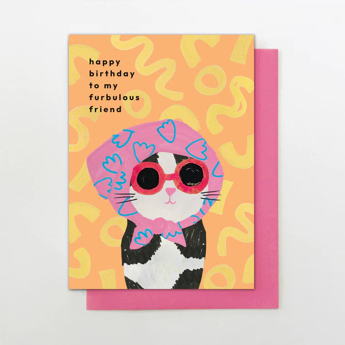 Furbulous Friend Birthday Card - PY05 - Uneeka