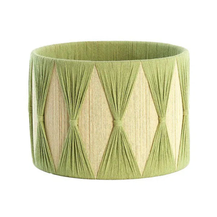 Pleated Effect Diamond Jute Light Shade - 2225621 - Uneeka 