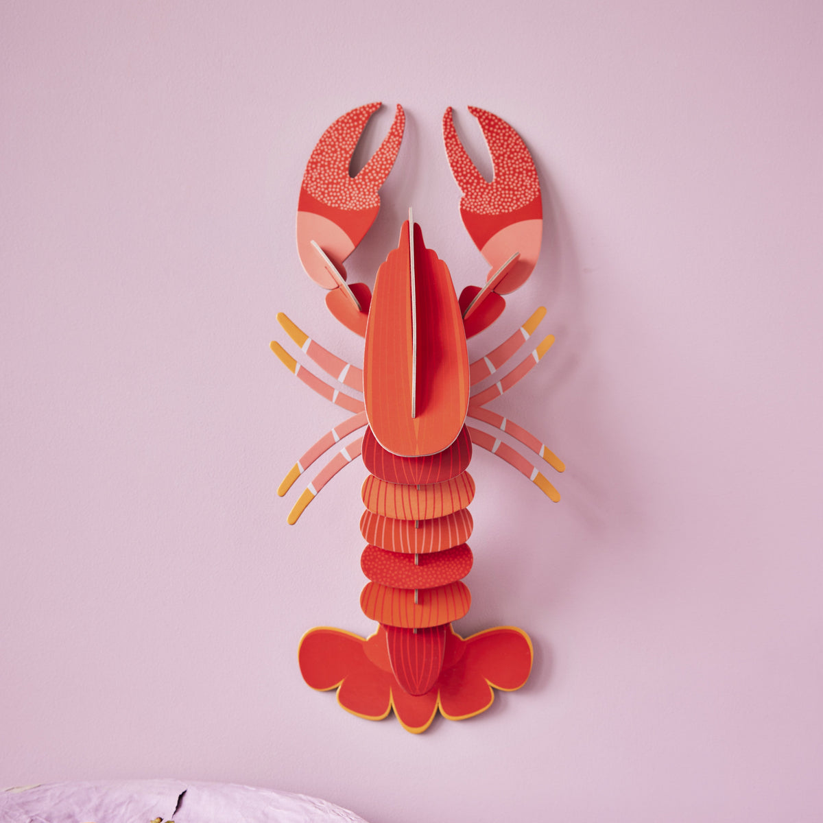 Large Red Lobster Cardboard Model - TTM64 - Uneeka