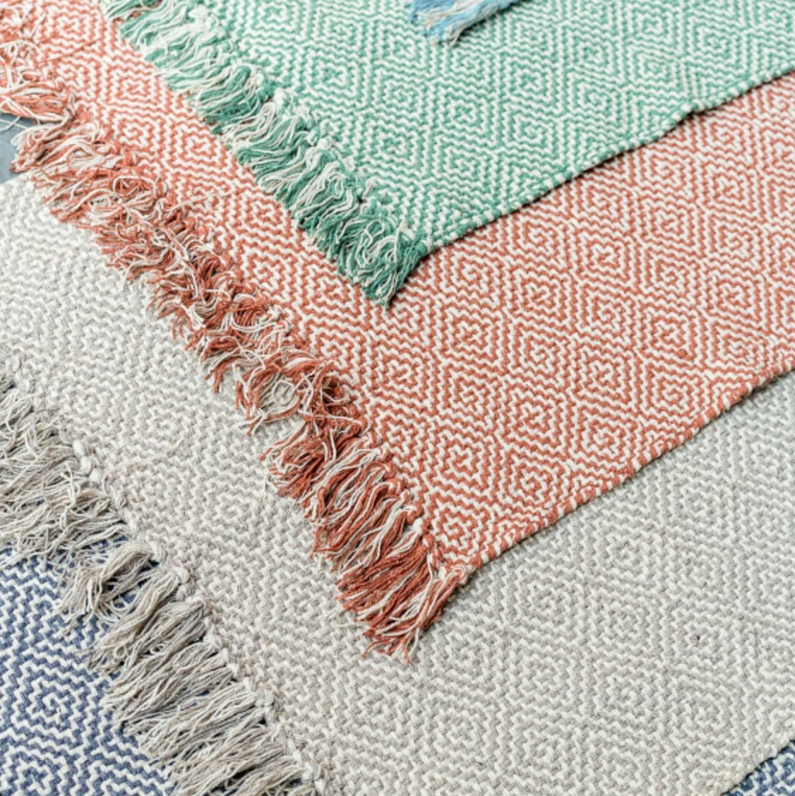 Souk Geometric Hand Woven Rug - 60 x 90 cm