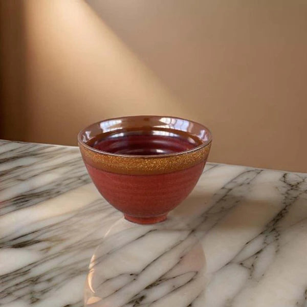 Speckled Stoneware Dipping Bowl - Red Uneeka sold individually