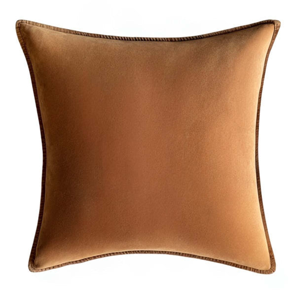 Stonewash Velvet Cushion Spice Uneeka