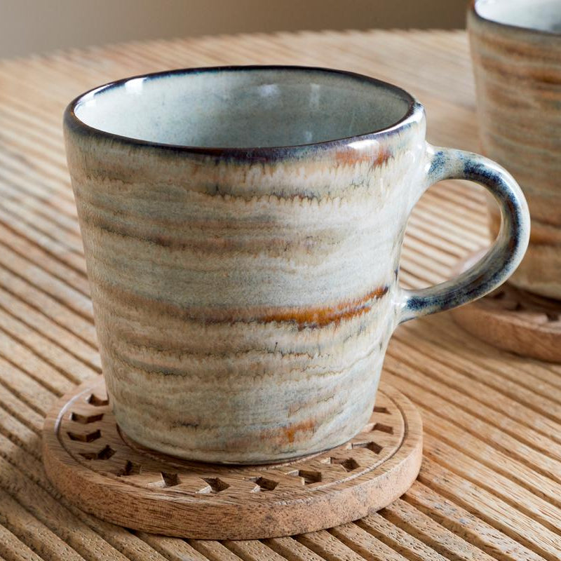 Nkuku Tall Vizo Grey Mug - VM0901 - Uneeka