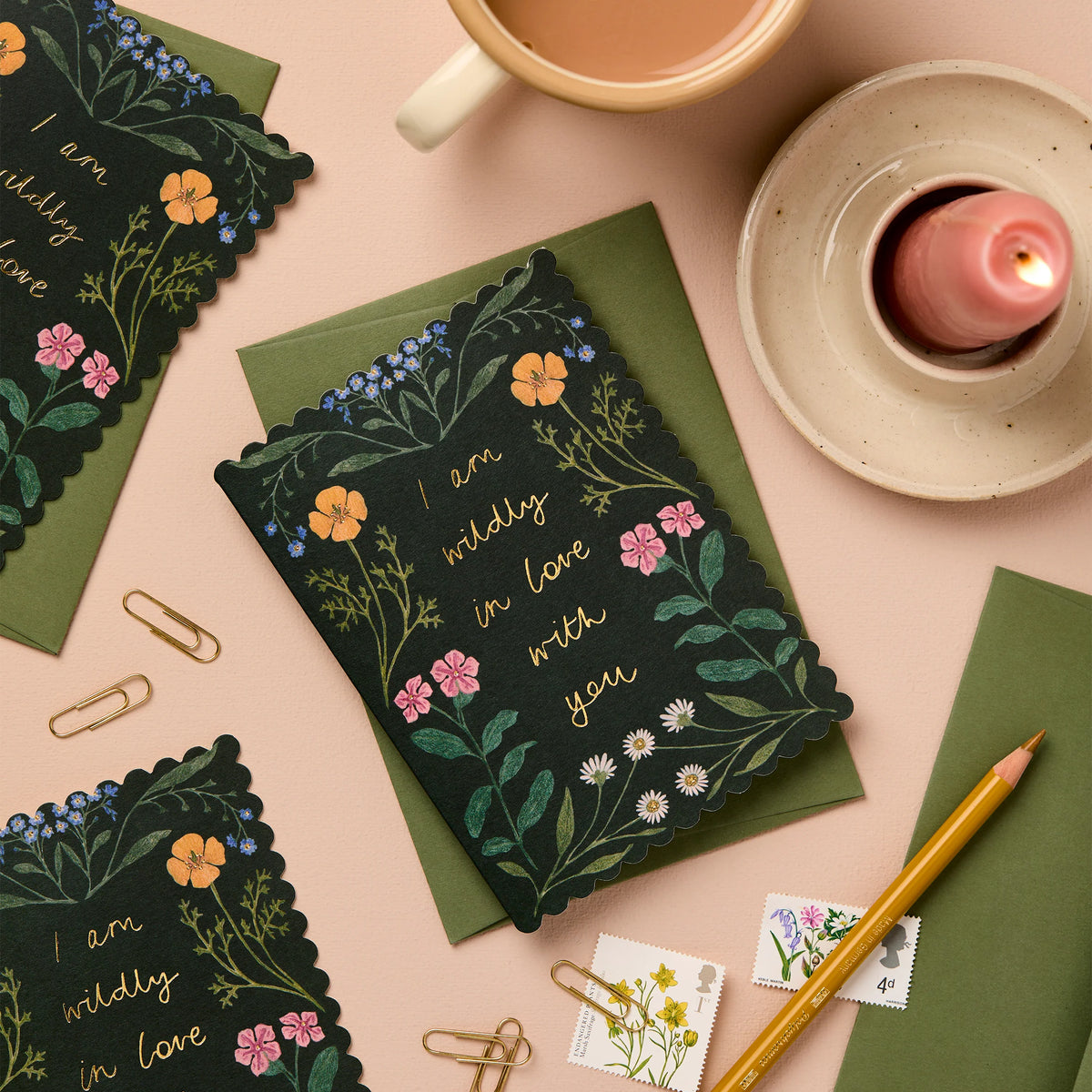 Wildly In Love Greetings Card - Wanderlust Paper Co. - WAN 6135 - Uneeka