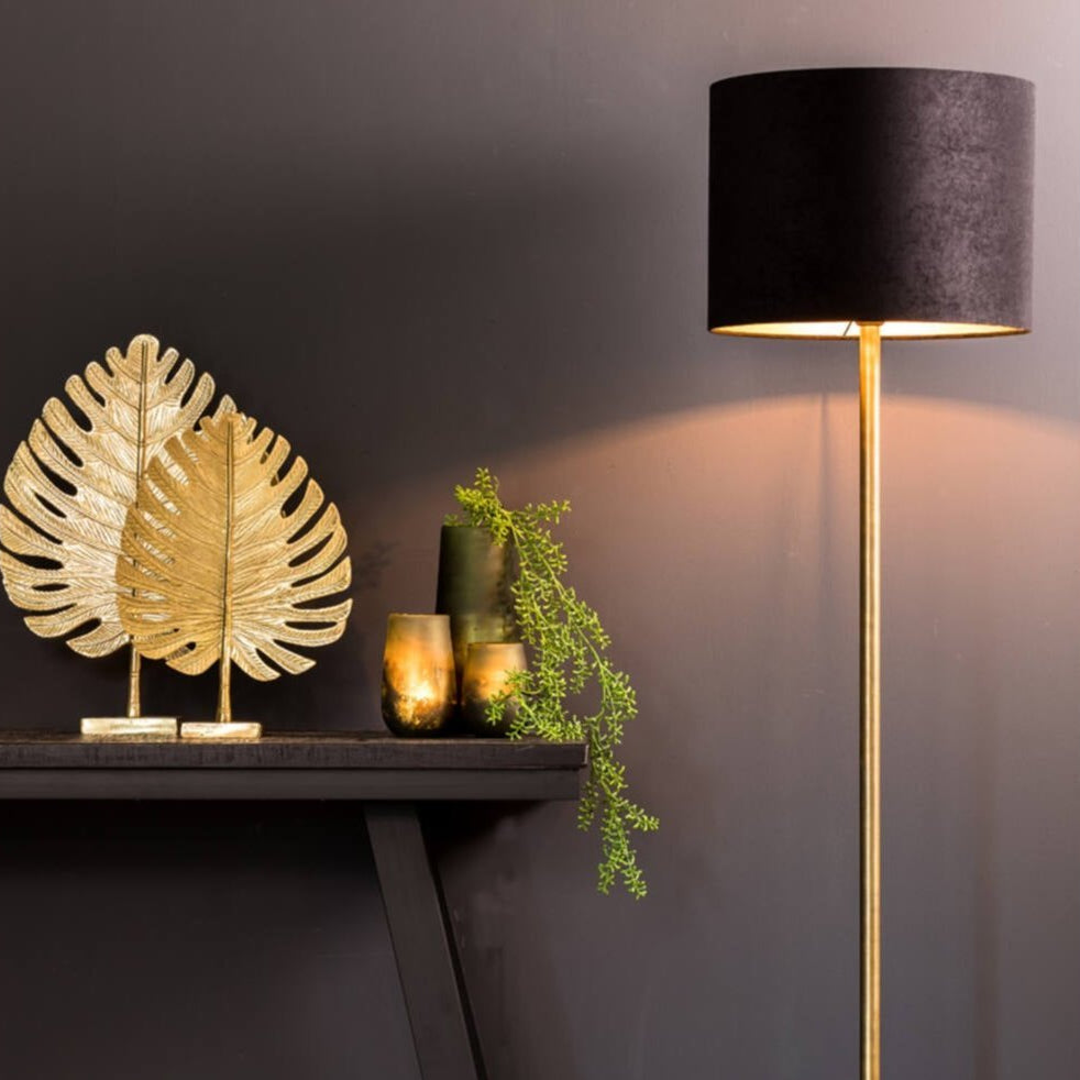 Antique Bronze Metal Tripod Floor Lamp - 8212018 - Uneeka