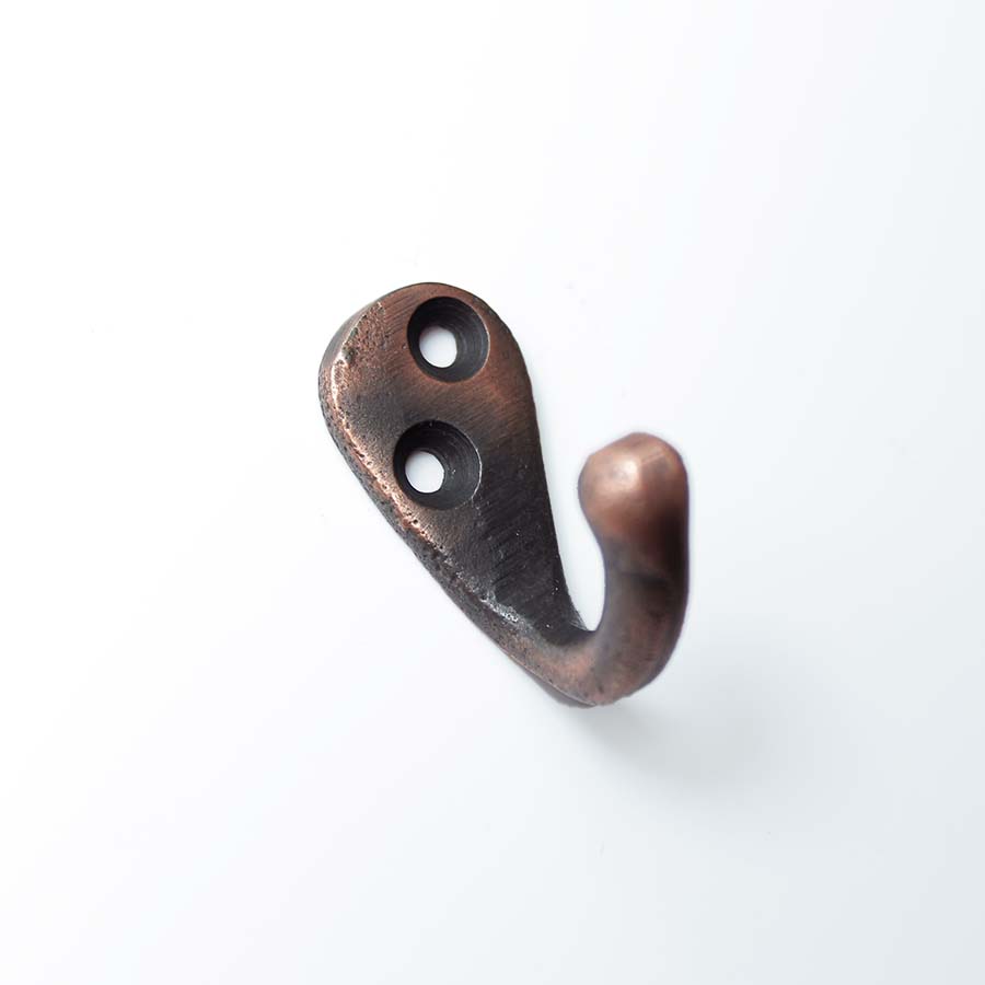 Antique Copper Single Robe Hook - E155.KA - Uneeka