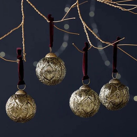 Antique Gold Patta Baubles - PB0401 - Uneeka