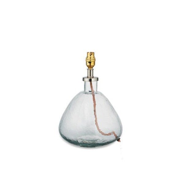 Baba Clear Glass Wide Lamp Base - BL5601 - Uneeka