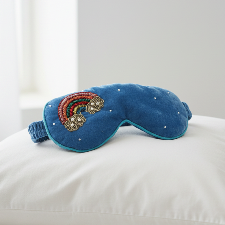 Beaded Rainbow Eye Mask* - HOM0169 - Uneeka