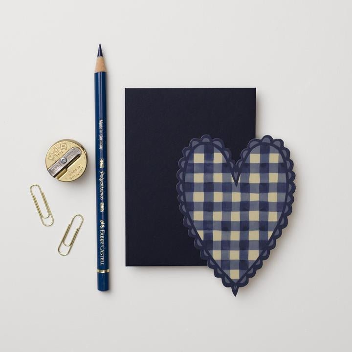 Blue Heart Mini Card - WAN MC02 - Uneeka