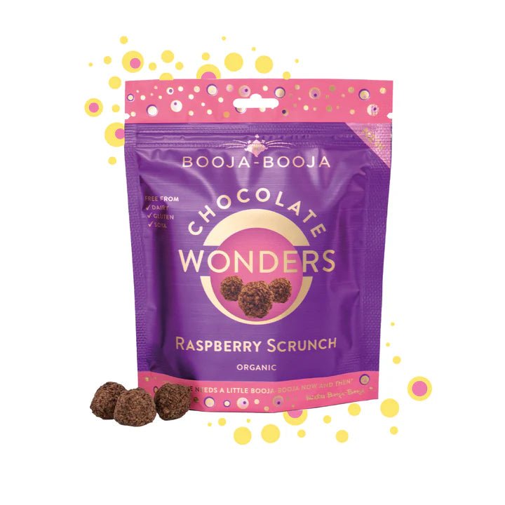 Booja Booja Chocolate Raspberry Scrunch Wonders Pouch - 65003 - Uneeka