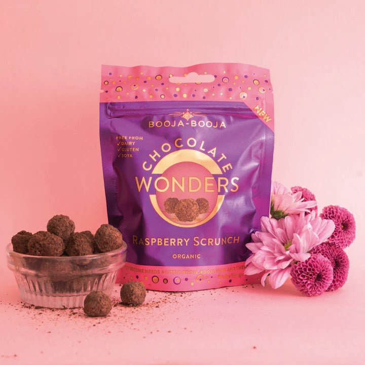Booja Booja Chocolate Raspberry Scrunch Wonders Pouch - 65003 - Uneeka