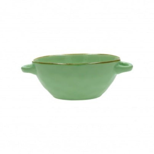 Brightly Coloured Ceramic Soup Bowl with Handle - PR134600010 - Uneeka