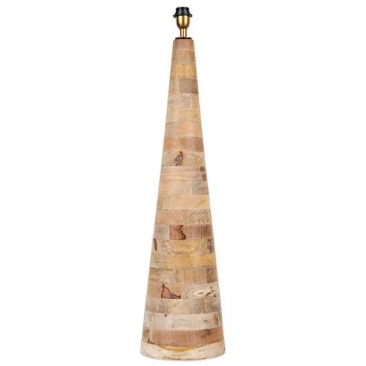 Chameli Tapered Mango Wood Lamp - CL0401 - Uneeka