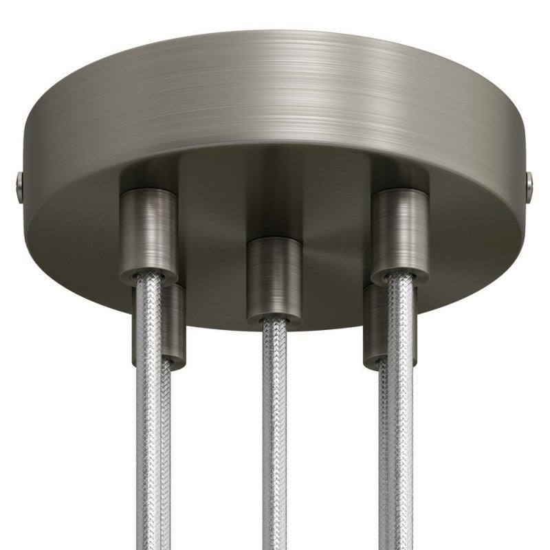 Cylindrical Metal Ceiling Rose Kit - 5 Outlets - KRM575FTISTERM - Uneeka