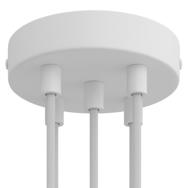 Cylindrical Metal Ceiling Rose Kit - 5 Outlets - KRM575FVBOTERM - Uneeka