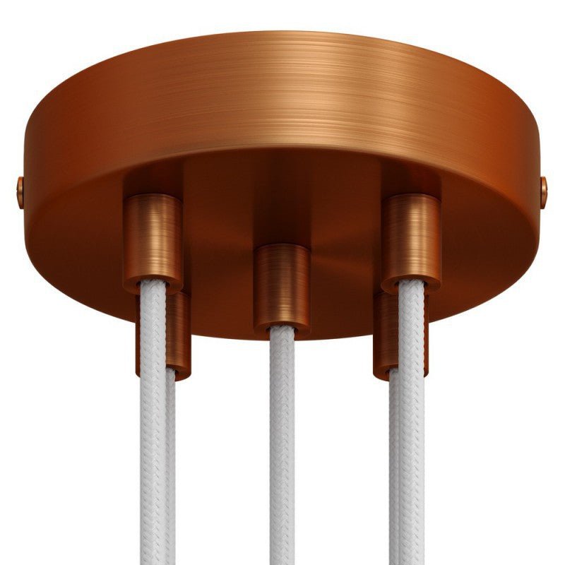 Cylindrical Metal Ceiling Rose Kit - 5 Outlets - KRM575FRASTERM - Uneeka