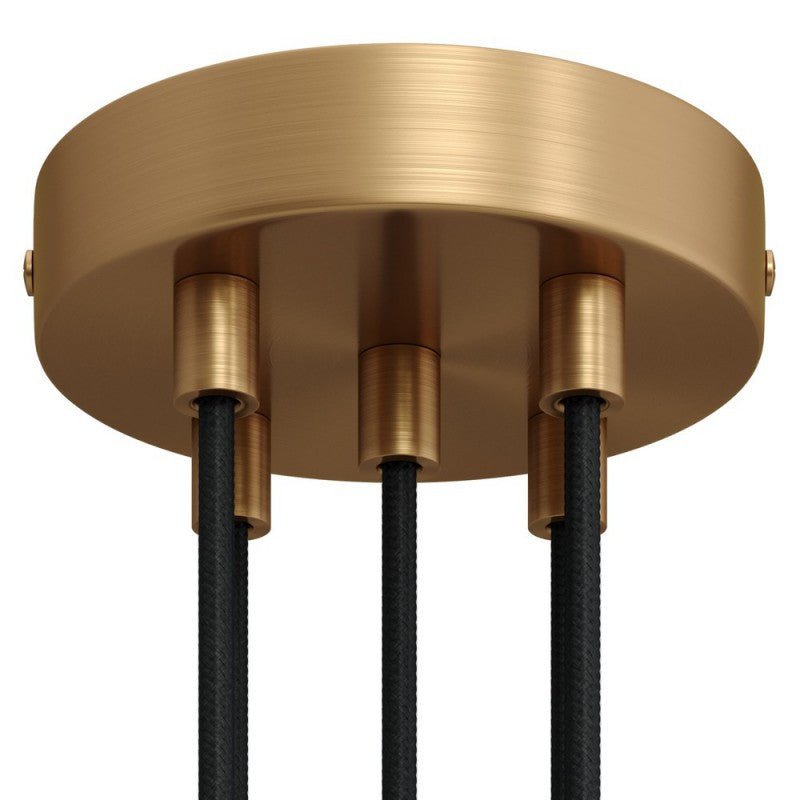 Cylindrical Metal Ceiling Rose Kit - 5 Outlets - KRM575FOTSTERM - Uneeka