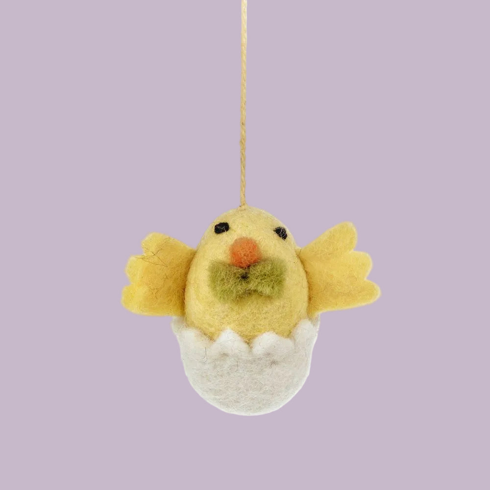 Felt Easter Characters in Bowties - FYEABE3 - CHICK - Uneeka