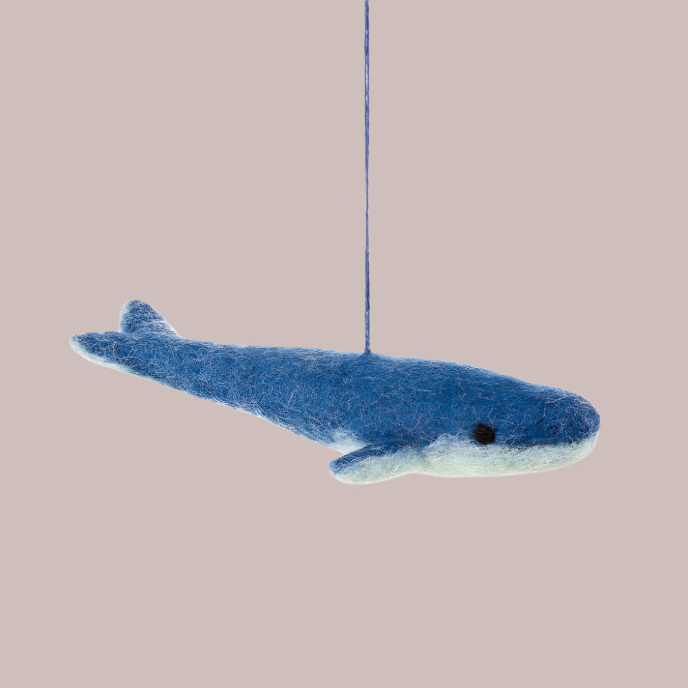 Felt Holly the Big Blue Whale - SLTBBL - Uneeka