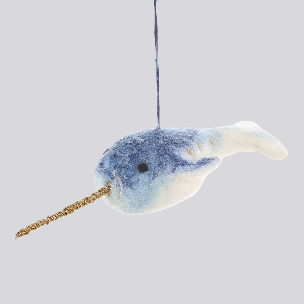 Felt Neya the Narwhal - SLNARW - Uneeka