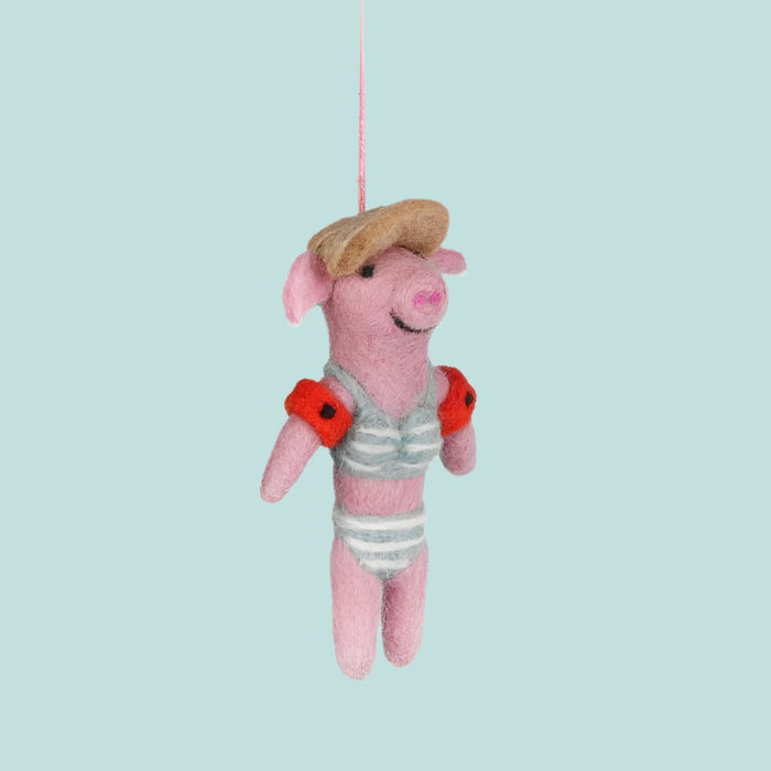 Felt Peach the Beachy - Keen Pig - SLBABP - Uneeka